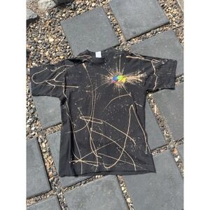 Single Stitch Jeff Gordon‎ Bleach Dye  T Shirt Large